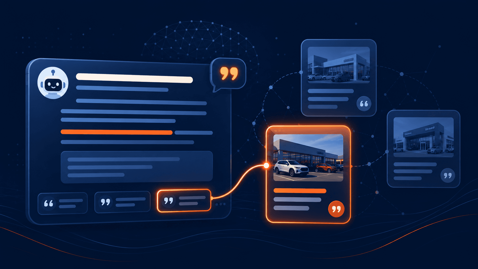 AI search engine citation illustration for dealer websites