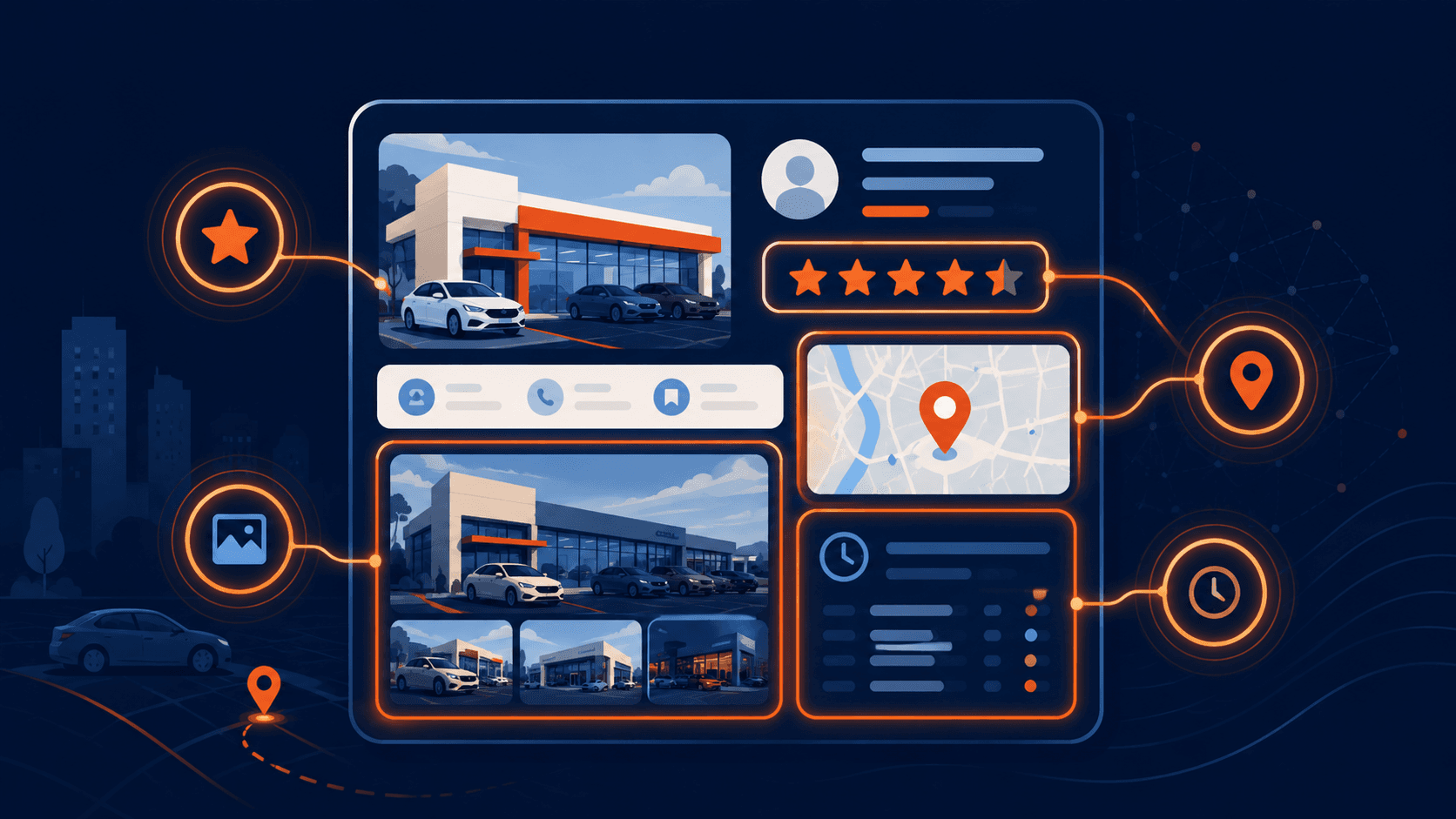 Anatomy of a dealership Google Business Profile that earns map-pack visibility